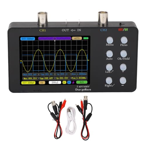 Digital Portable Handheld Tablet Oscilloscope Current Compression Diagnostic Tool for Electronics Enthusiasts