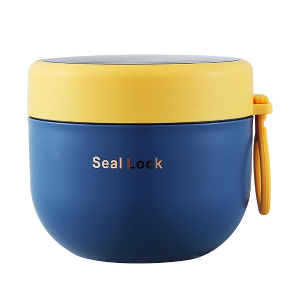 CTRLZS Soup Cup Soup To- Go Container Thermal Food Insulated Tumblers with Lids Soup Flask Portable Oatmeal Holder Lunch Box B