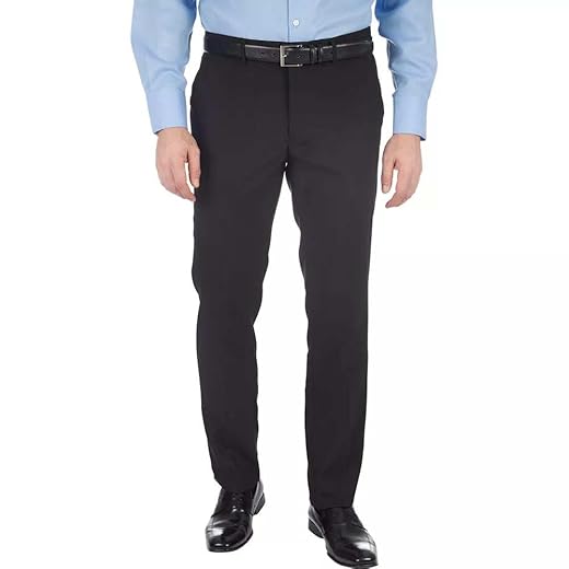 Calça Social Oxford Original Moda Lisa Masculina