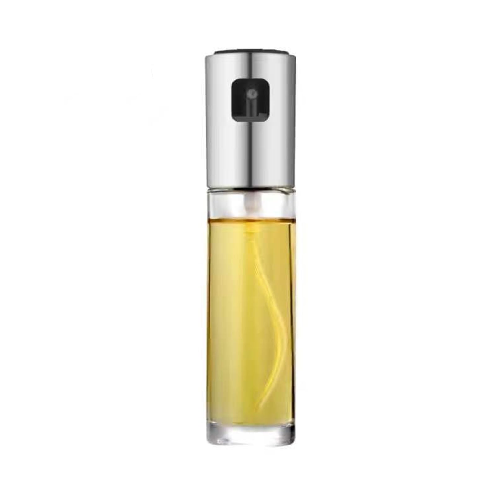 NGTFDCP Oil Dispenser, Glass Oil Sprayer For Cooking Spray Mister For Salad BBQ Kitchen Baking Empty Vinegar Bottle for Air Fryer, Salad(Silvery-6PCS)