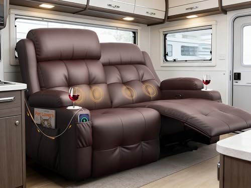 Reclining Loveseat Sofa, RV Loveseats Recliner Sofas Wall Hugger,...