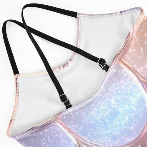 Bolaz Girls Swimsuits One-Piece Bathing Suits Multicolor Kids Sport Summer Beach Swimwear for 3-10 Years Old-Glittering Dragon Scales Pattern4