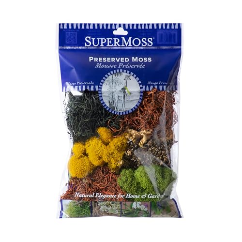 SuperMoss (23309) Moss Mix – Premium Decorative Moss for Crafts,