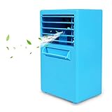 [FÁCIL DE USAR] Simplemente agregue agua al tanque de agua y enchúfelo, puede disfrutar del aire fresco;Asa portátil y diseño liviano, muy fácil y cómodo de llevar, perfecto para el hogar y la oficina.