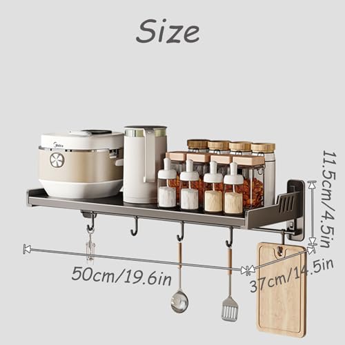 Support de rangement pour condiments et micro-ondes épuré - 7