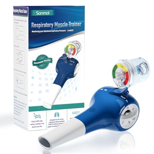 Sonmol Lung Trainer with Travel Case MEP Test 5 Resistance Levels