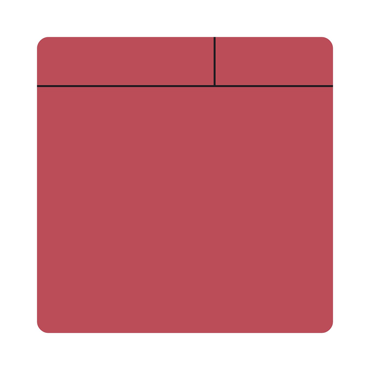 SMIT VISUAL | Haftnotizen | Magnetisch, LxB 75 x 75 mm, VE 10 Stk, rot
