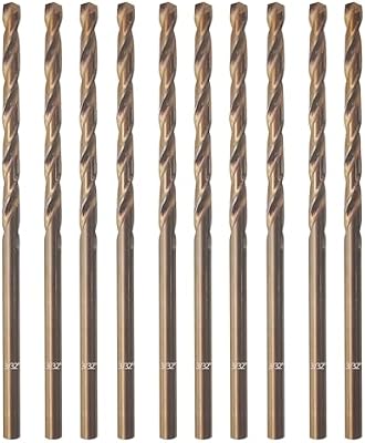 ZNXIMER Cobalt Drill Bit Set – 3/32" Tough Metal Cutting