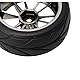BQLZR Slick-Reifen mit 12-Speichen-Felgen für RC1: 10 On Road Racing Car 4er-Pack