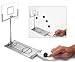 Mini Tisch Basketball aus Metall NBA Tischbasketball Fingerbasketball im Büro Basketball Geschicklichkeitsspiel Zusammenklappbarer Tischkorb