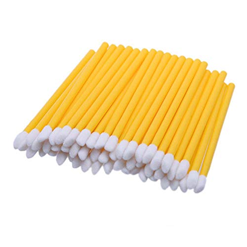 Wysgvazgv 50PCS Disposable Lip Gloss Brush, Lipstick Concealer Brushes Lip Gloss Wand Applicator Tool Makeup Stick Beauty Tool Kits
