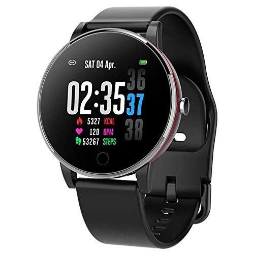 Preisvergleich Produktbild SAILORMJY Smartwatch,Montre Connectée Bracelet Connecté,Trackers d'activité,Schrittzähler SMS Anrufbenachrichtigung für Android iOS