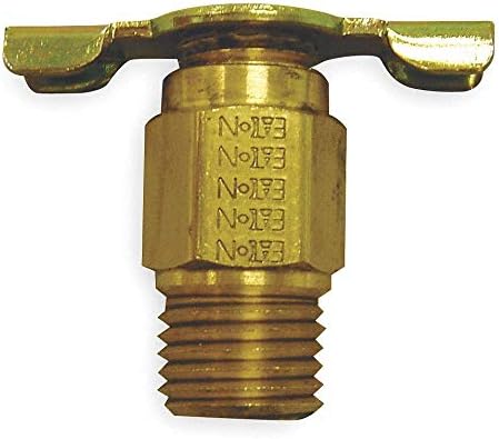 Anderson Metals Drain Cock, 150 psi, 1-11/32"H x 3/8" Pipe Size - 230