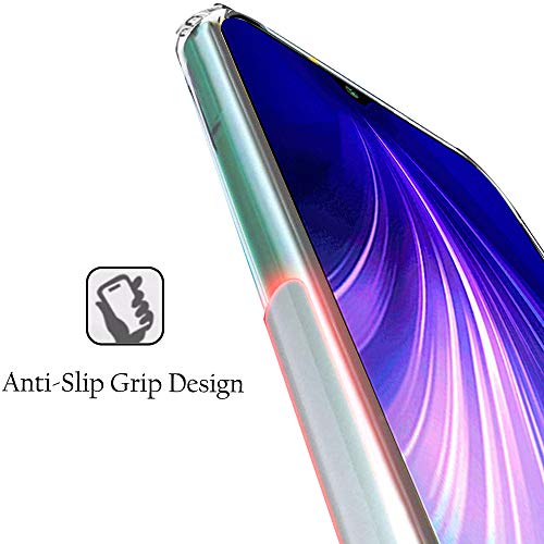 Image of TheGiftKart Ultra Clear Slim Anti-Slip Grip Soft Silicone Back Cover Case with Complete Camera Protection & Anti-Dust Plugs Built-in for Xiaomi Redmi Note 8 (Transparent)