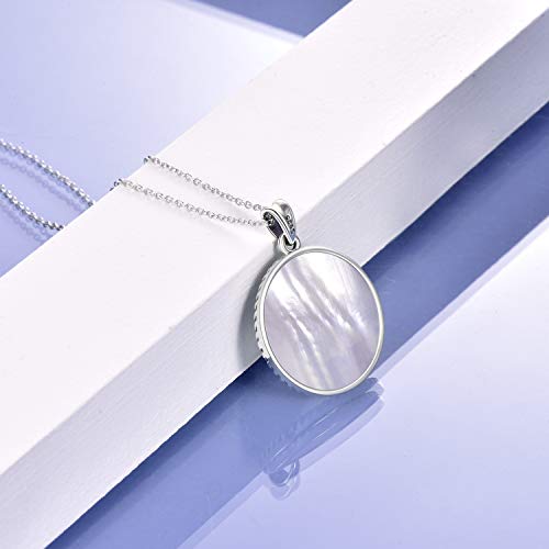 ONEFINITY Tree of Life Necklace Sterling Silver Black Onyx Opal Malachite Turquoise Mother of Pearl Tree of Life Pendant Necklace Family Tree Jewelry for Women Mens Gifts2