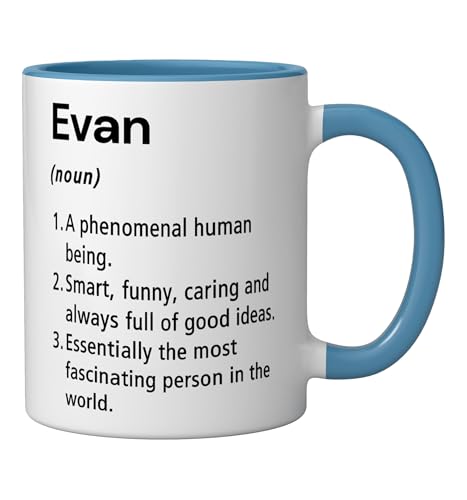 Tazón de cerámica Evan con diseño Blue/White 11 oz miniatura 2