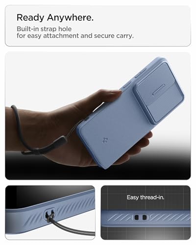 Image of Spigen Optik Armor | Samsung Galaxy S26 Ultra Case [Camera Protection] Galaxy S26 Ultra Back Cover | TPU+PC - Light Blue