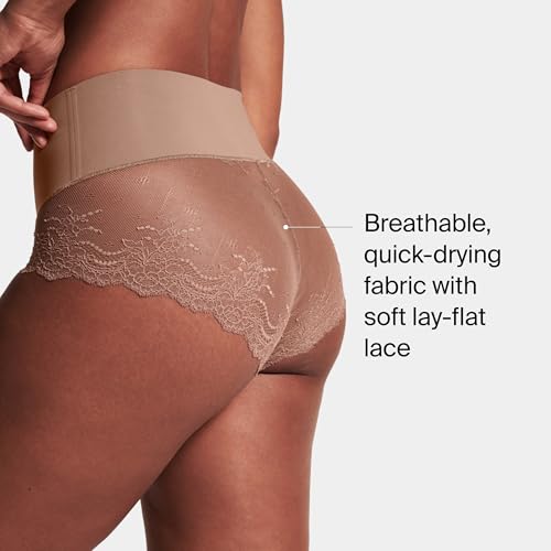 SPANXsmooth Undie-tectable Lace Hi-Hipster - For Core Control - Comfortable Lace Shapewear Underwear - No Visible Panty Lines3