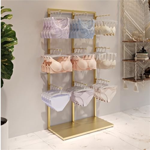 Présentoir de lingerie doré pour optimiser les petits commerces - 4