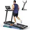 THERUN Treadmill with Incline, 3.0 HP Foldable Treadmills for Home, Brushless Motorized Incline, Treadmill for Home with 0%-12% Auto Incline, 300 LBS Capacity