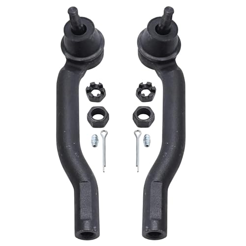 Image of Detroit Axle - 8pc Front End Control Arms Kit for 2009-2014 Nissan Cube, 2007-12 Versa, 2 Lower Control Arms w /Ball Joints 4 Inner Outer Tie Rod Ends 2 Boots 2008 2009 2010 2011 2012 Replacement