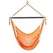 Large Caribbean Hammock Chair - 48 Inch - Polyester - Hanging Chair - Orange