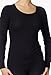 Produktbild Calida Damen Top Langarm Comfort Sweatshirt, Schwarz (schwarz 992), 50 (Herstellergröße: L = 48/50)