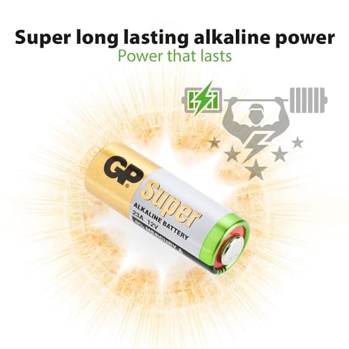 Image of Imaginea Mini 23A 12V Alkaline Battery - Long-Lasting Power for Remote Control, Doorbell, Security Alarm - A23 MN21 23AE Type - Reliable High Voltage Cell (Pack of 10)