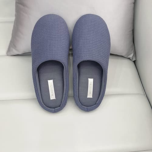 Womens Cotton Lightweight House Slippers With Memory Foam, Washable & Cozy Slip On4