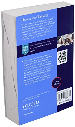 A Dictionary Of Finance And Banking (Oxford Quick Reference) #TOP3