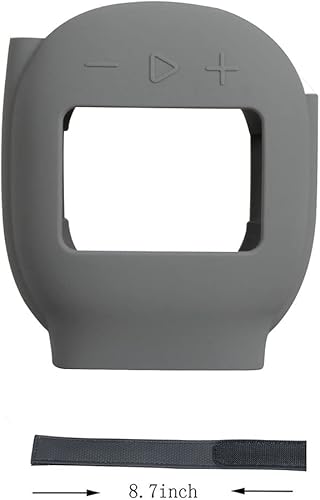 Miniatura 4 de Hermitshell Funda de transporte de silicona de repuesto para JBL Clip 4 - Mini altavoz Bluetooth portátil (gris 2)