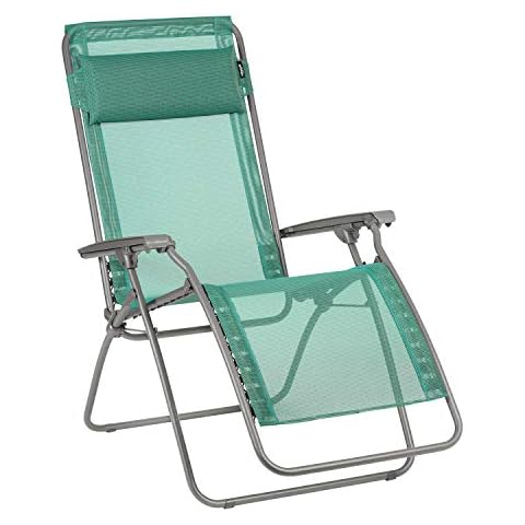 Lafuma MOBILIER Tumbona Relax Plegable R Clip Batyline Clorofila Cover