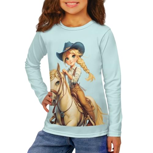 Image of Uourmeti Teens Girls Long Sleeve T Shirts Fall Outfits Boys Active Sportswear Running Tops