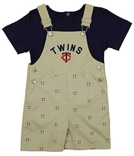 Image of Outerstuff MLB Toddlers (2T-4T) Minnesota Twins Pitcher Overall Two Piece Set