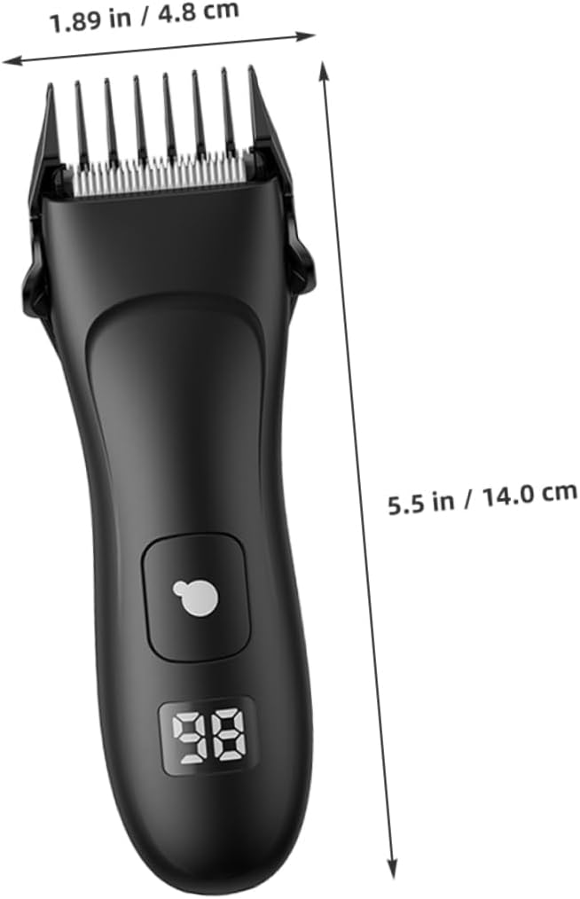 minkissy Electric Trimmer for Men Body and Groin Hair Portable USB Rechargeable Easy to Clean for Shower