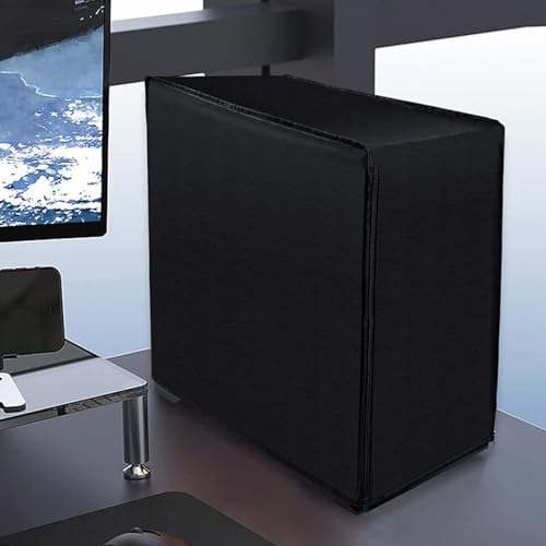 Funda Universal para PC, Cubierta Antipolvo Impermeable de Nylon con Cremallera para Gabinete Mid Tower de 62x26x52 cm miniatura 7