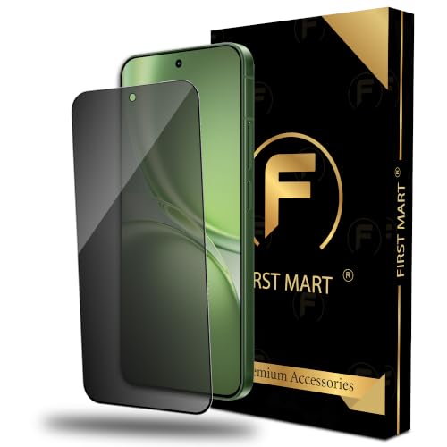 Image of FIRST MART Privacy Tempered Glass for Vivo X300 FE | Edge-to-Edge 9H Scratch Protection, Anti-Spy Screen ProtectorCase-Friendly, Bubble-Free | Pack of 1
