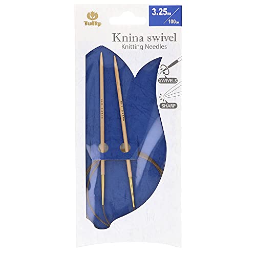 Tulip Knina Swivel Circular Needle 100 cm 3.25 mm - 1 piece, Beige, 3.25mm - Image 2