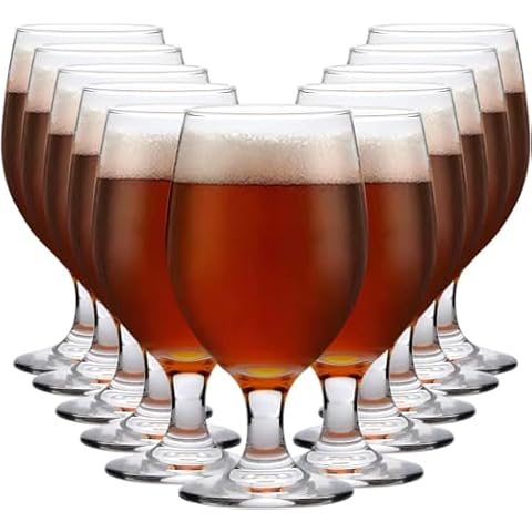 Fonteme Classic Goblet Wine Glasses with Stem Set of 12 | Dishwasher-Safe, Clear | For Cocktails, Wine, Margarita, Beverage | Great For Dinner, Parties, Bars & Restaurants | 16oz, Clear [12PK] Cover