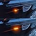Xinctai 2PCS Flowing Sequential LED Side Marker Light Turn Signal Lamp Dynamic Blinker for Range Rover Sport L320, LR2 Freelander 2 L359, LR3 LR4 Discovery 3 4 L319 (Smoked Lens)