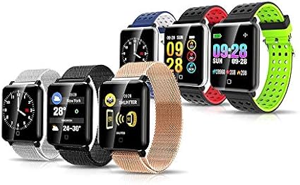 KawKaw M19 Edelstahl Smartwatch mit Armband wahlweise aus Edelstahl  unterstützt 8 Verschiedene Trainingsmodi, wie Gehen, Laufen, Fahrradfahren,  Schwimmen, u.s.w.: Amazon.de: Sport \u0026 Freizeit