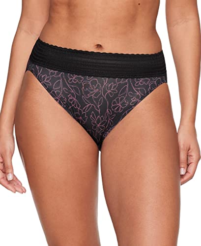 Image of Warner's womens No Pinching No Problems Dig-free Comfort Waist With Lace Microfiber Hipster 5609j