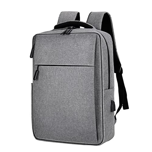 Saeohnssty Multifunktionaler wasserdichter Laptop USB Ladegeschäfts Rucksack für Herren Dark Gray 30x12x40cm Cover