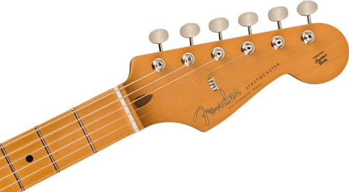 Fender Vintera II ’50s Stratocaster MN Black – Guitare Électrique - Les Beatles, Paul McCartney, John Lennon, RIngo Starr, George Harrison Fender Vintera II '50s Stratocaster MN Black - Guitare Électrique – Image 6