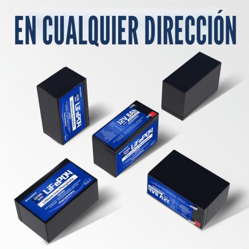 Miniatura 7 de Eco-Worthy 8ah 12v Batería De Litio Lifepo4 Ciclo Profundo 3000 Veces Recargable Fosfato De Litio Y Hierro Con Bms Para Coche De Niños,Stock De Energía Solar,Alarma Sistema, Aplicación Fuera De La Red