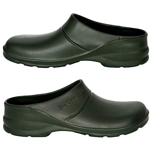 Preisvergleich Produktbild Rawpol Gartenschuhe Gartenclogs Clogs Schlappen Clogsschuhe Freizeitschuhe Grün(BLBIO) (42)