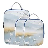 armadio lago tenda Leggere e durevoli: queste borse da viaggio per vestiti sono realizzate in 100% poliestere robusto. Questo li rende extra forti, estremamente leggeri e resistenti all'acqua. Tutto ciò che ti aspetti in un cubo da imballaggio.