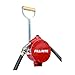Fill-Rite FR152 Piston Hand Pump with Hose & Nozzle Spout, Red