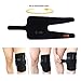 Creatrill Massaging Heated Knee Brace Wrap, Heat & Massage 3 Settings, Heating Pad Wrap with 2 Vibration Motors for Knee Injury, Cramps Arthritis Recovery, Massager for Muscles Pain Relief Relax