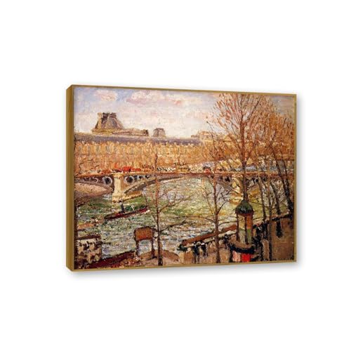 Impressions de Camile Pisarro Pont du Carrousel pour habiller un mur vide sans effort